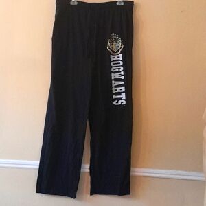 Hogwarts Sweatpants Men’s Black Harry Potter Pajama Pants